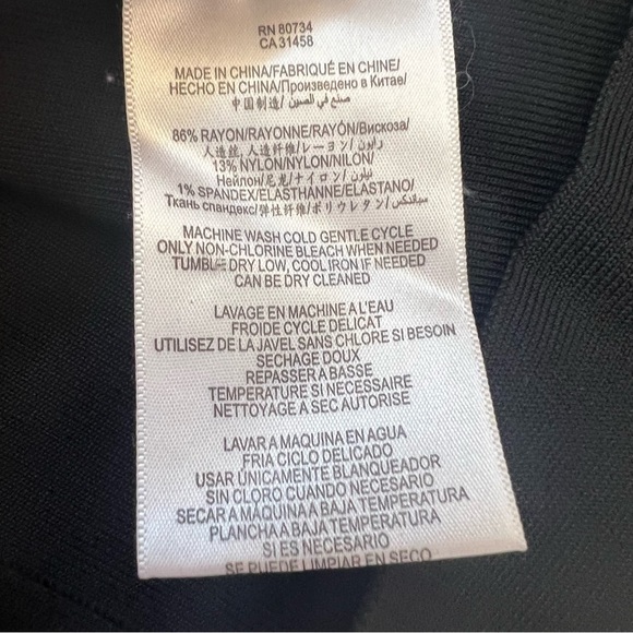 BCBGMaxAzria Black Mini CHAKRA Skirt B5/18 - Picture 8 of 15